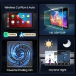 Navigație Seat Leon MK3 2012-2020 | Junsun V9 Pro Android 13 Qualcomm 8-Core Wireless CarPlay GPS - imagine 4